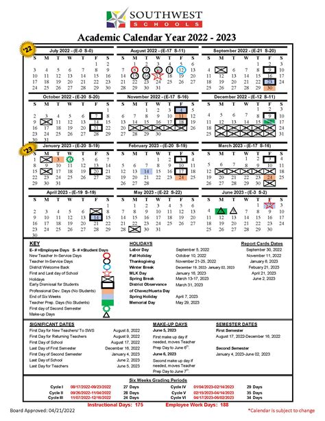 Swc Academic Calendar